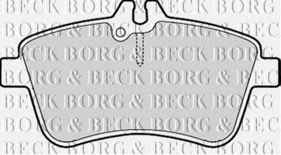 BORG & BECK bbp2145 -  Комплект тормозных колодок, дисковый тормоз
